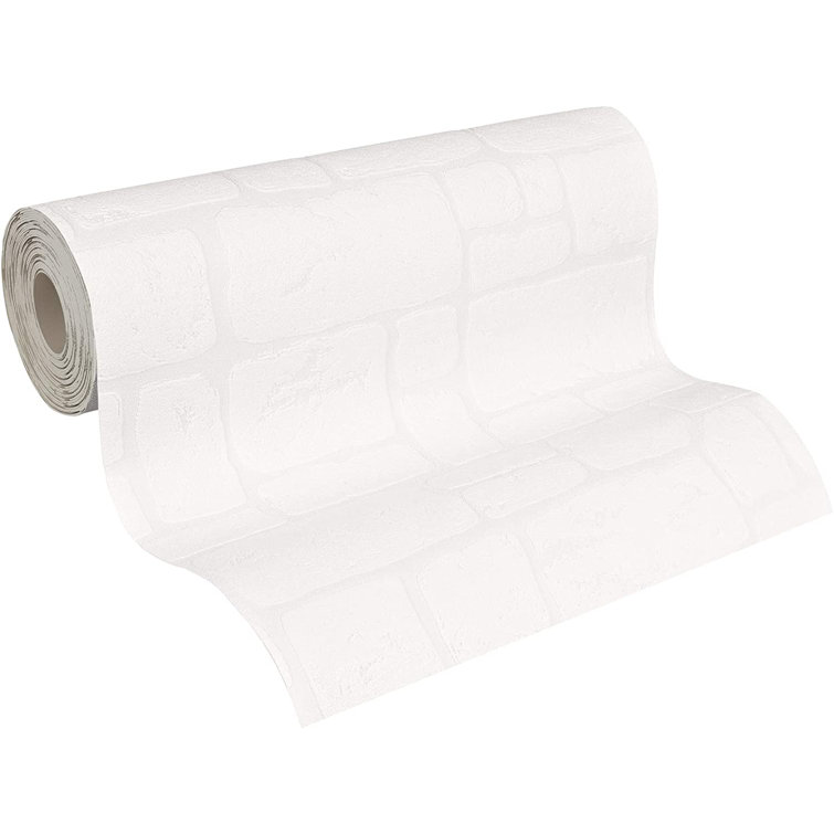 A S. Creation 33' L x 21" W Paintable Wallpaper Roll Wayfair.co.uk